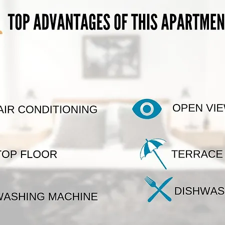 Apartamento Nestor&jeeves - Coral Sea Terrace - - Very Close Beaches Niza