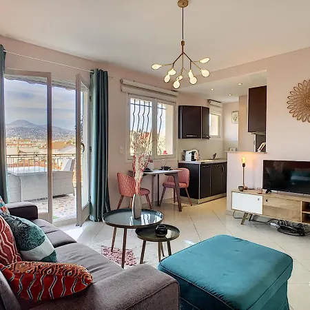 Nestor&jeeves - Coral Sea Terrace - - Very Close Beaches Apartament Nicea